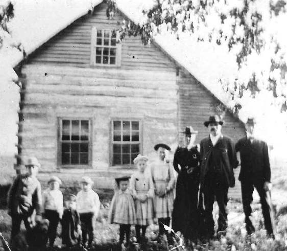 Orbec Sherry & Family at Log Cabin 1903
